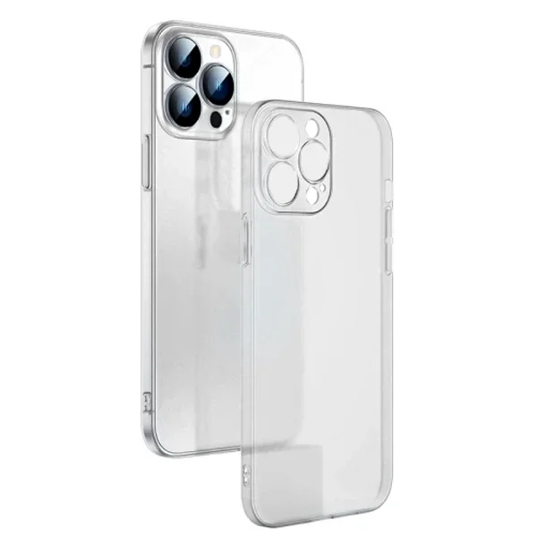 iPhone 13 Pro Max Matcam Şeffaf Kılıf – Sarılmaz Cam Kamera Koruma