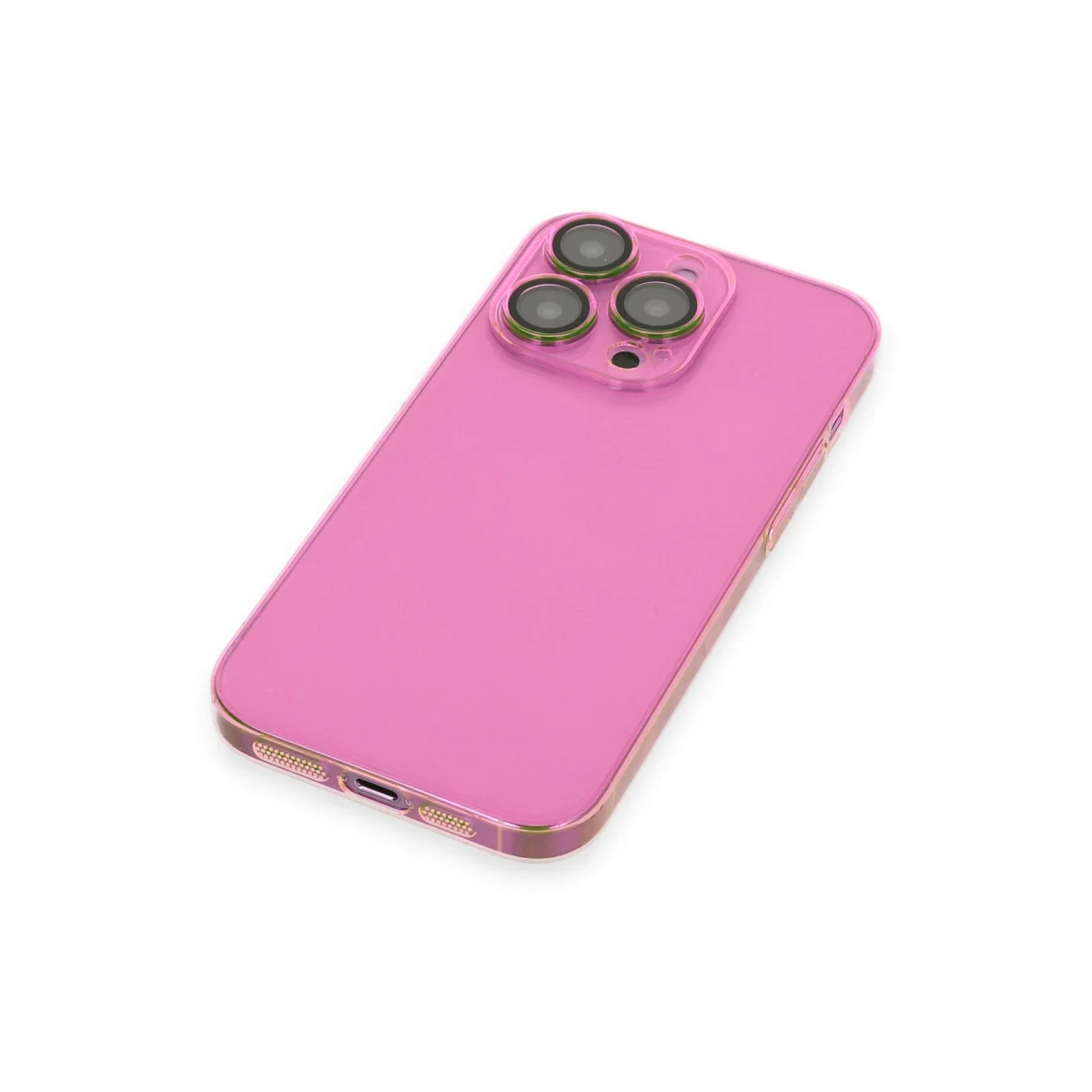 iPhone 13 Pro Max Pembe Armada Lensli Kılıf ve Koruma Kapağı - Çizik ve Darbe Korumalı