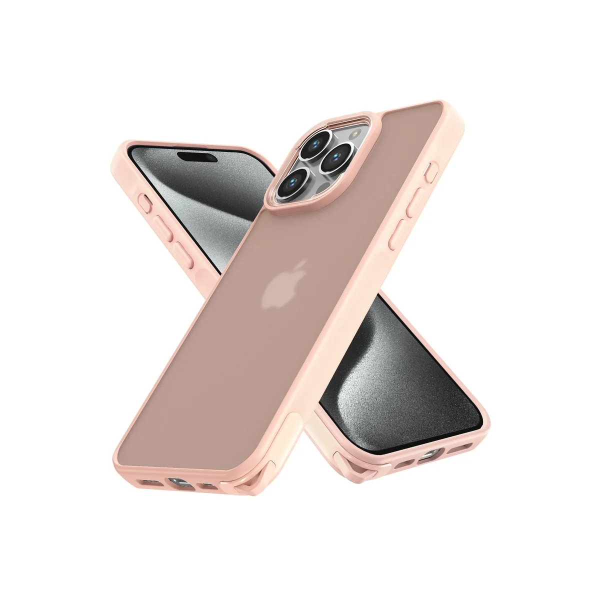 iPhone 13 Pro Max Pudra Kılıf - TPU & PC Slim Elegant Kapak