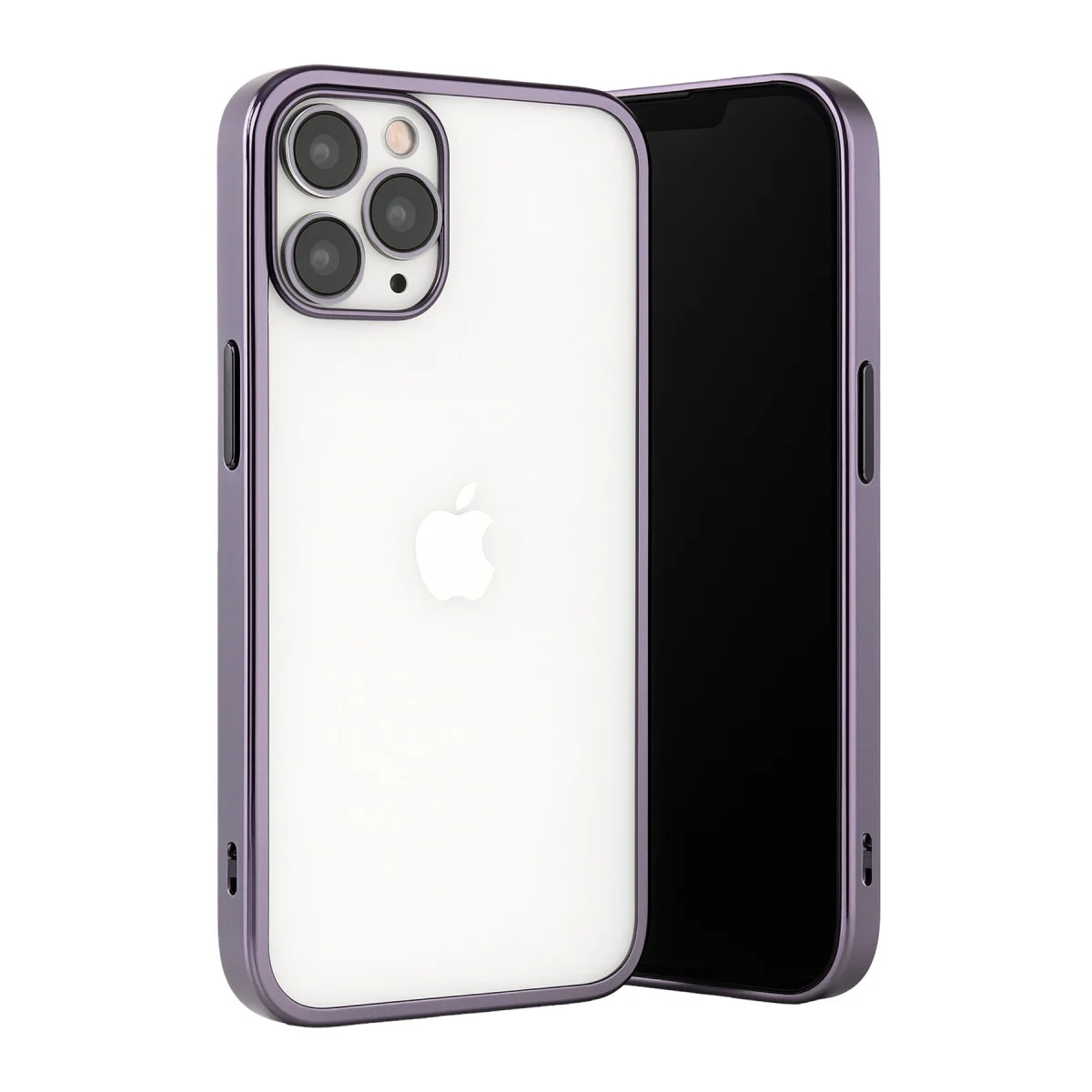 iPhone 13 Pro Max Razer Lensli Silikon Kılıf - Mor