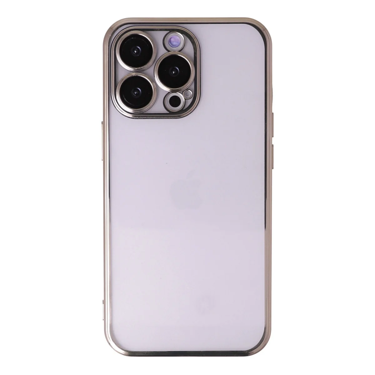 iPhone 13 Pro Max Razer Lensli Silikon Kılıf - Gold