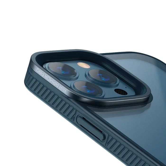 iPhone 13 Pro Max Şeffaf Zırhlı Kılıf - Sararmaz Jel Çerçeve