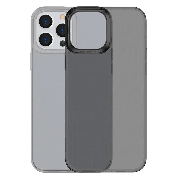 iPhone 13 Pro Max Şeffaf Silikon Kılıf - Darbeye Dayanıklı Koruyucu