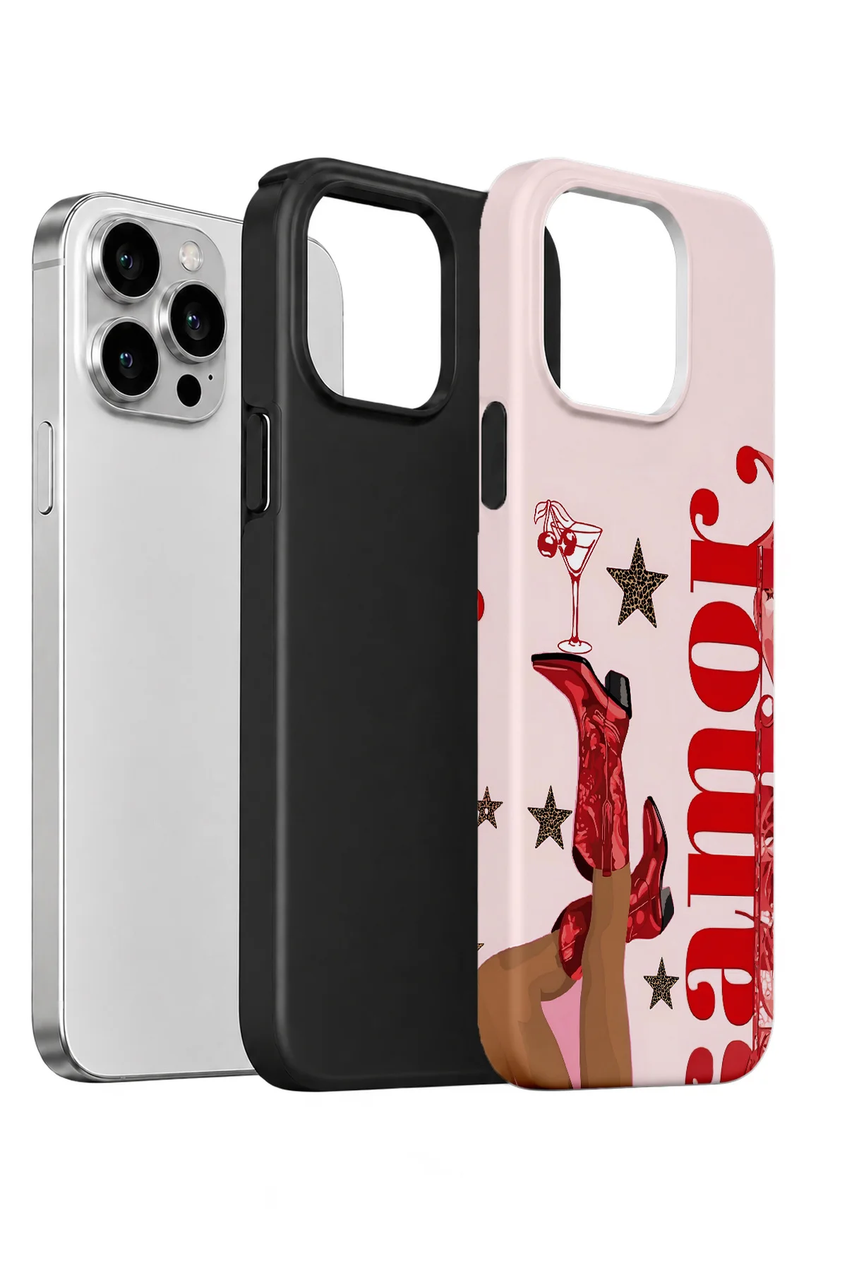 iPhone 13 Pro Max Vorian Çift Katmanlı Amour Leopar Kılıf - Görsel 2