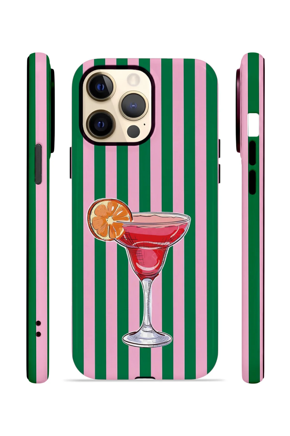 iPhone 13 Pro Max Vorian Yough Magsafe Kılıf Pink Citrus Cocktail