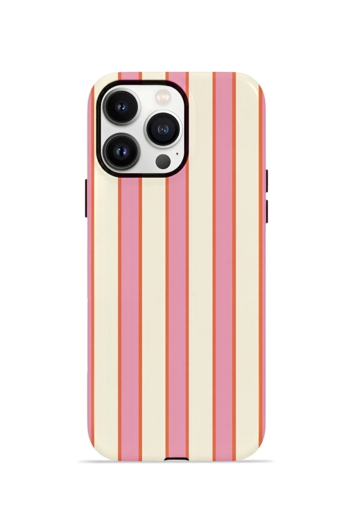 iPhone 13 Pro Max Vorian Çift Katmanlı MagSafe Kılıf Sunset Candy Stripe