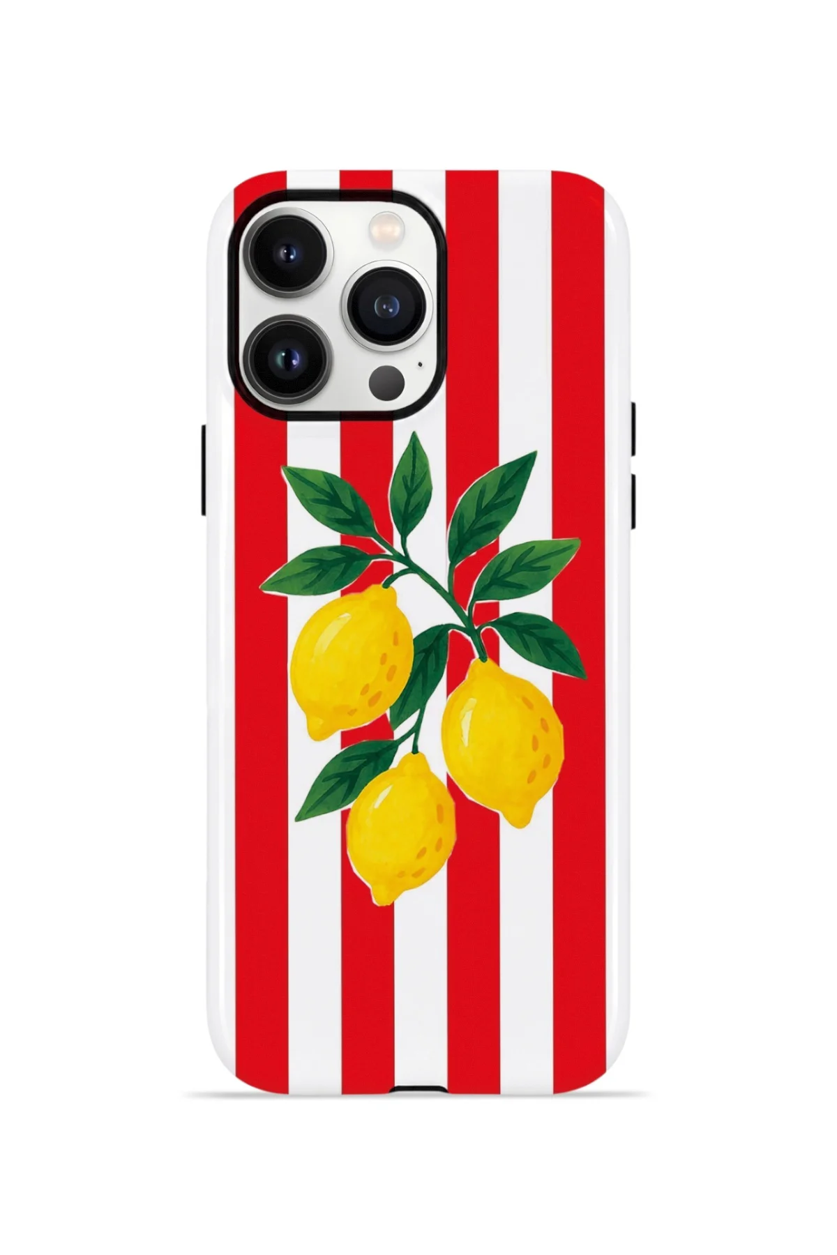 iPhone 13 Pro Max Vorian Çift Katmanlı Kılıf Lemon Parade Red
