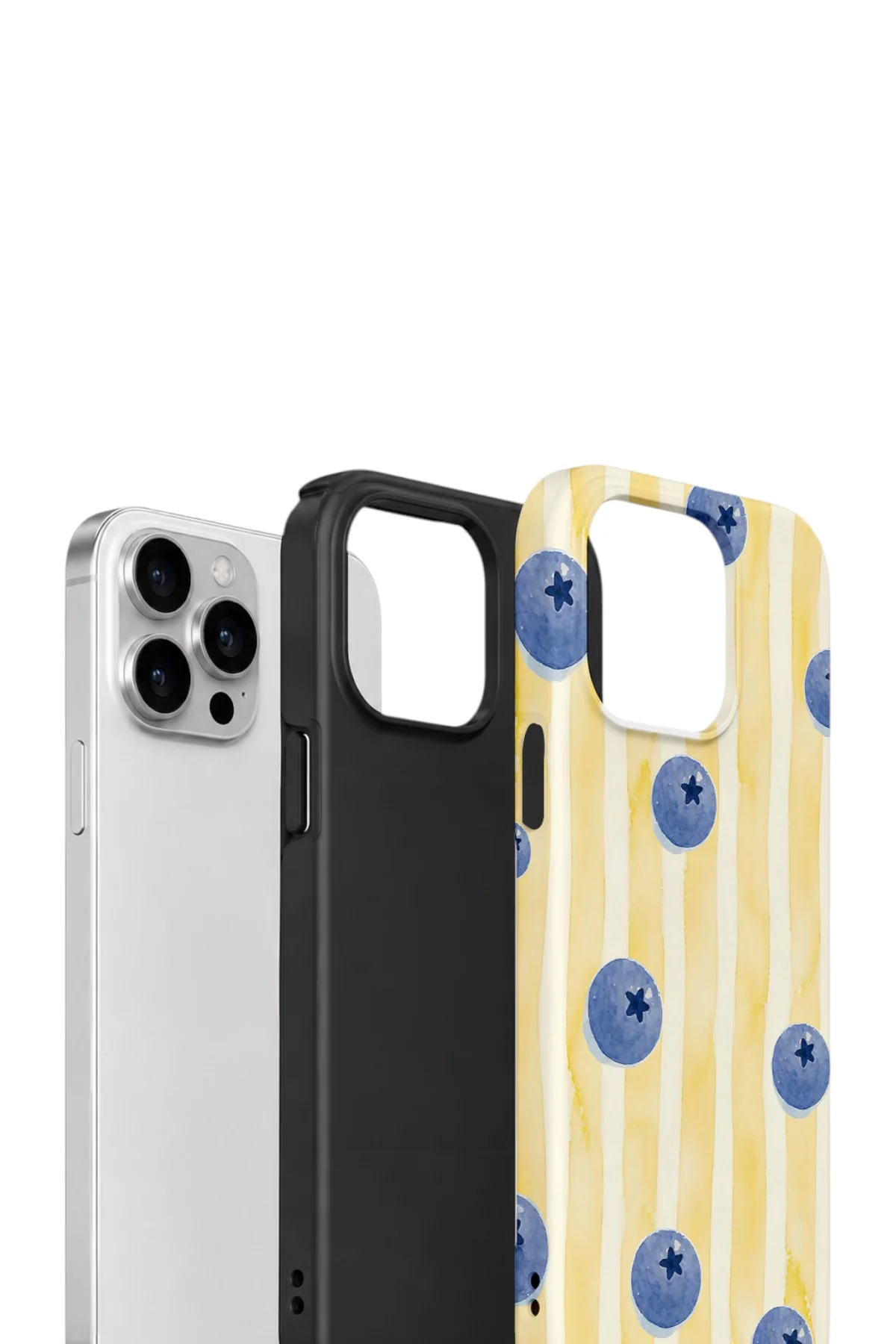 iPhone 13 Pro Max Vorian Yough Kılıf Blueberry Sun Stripe