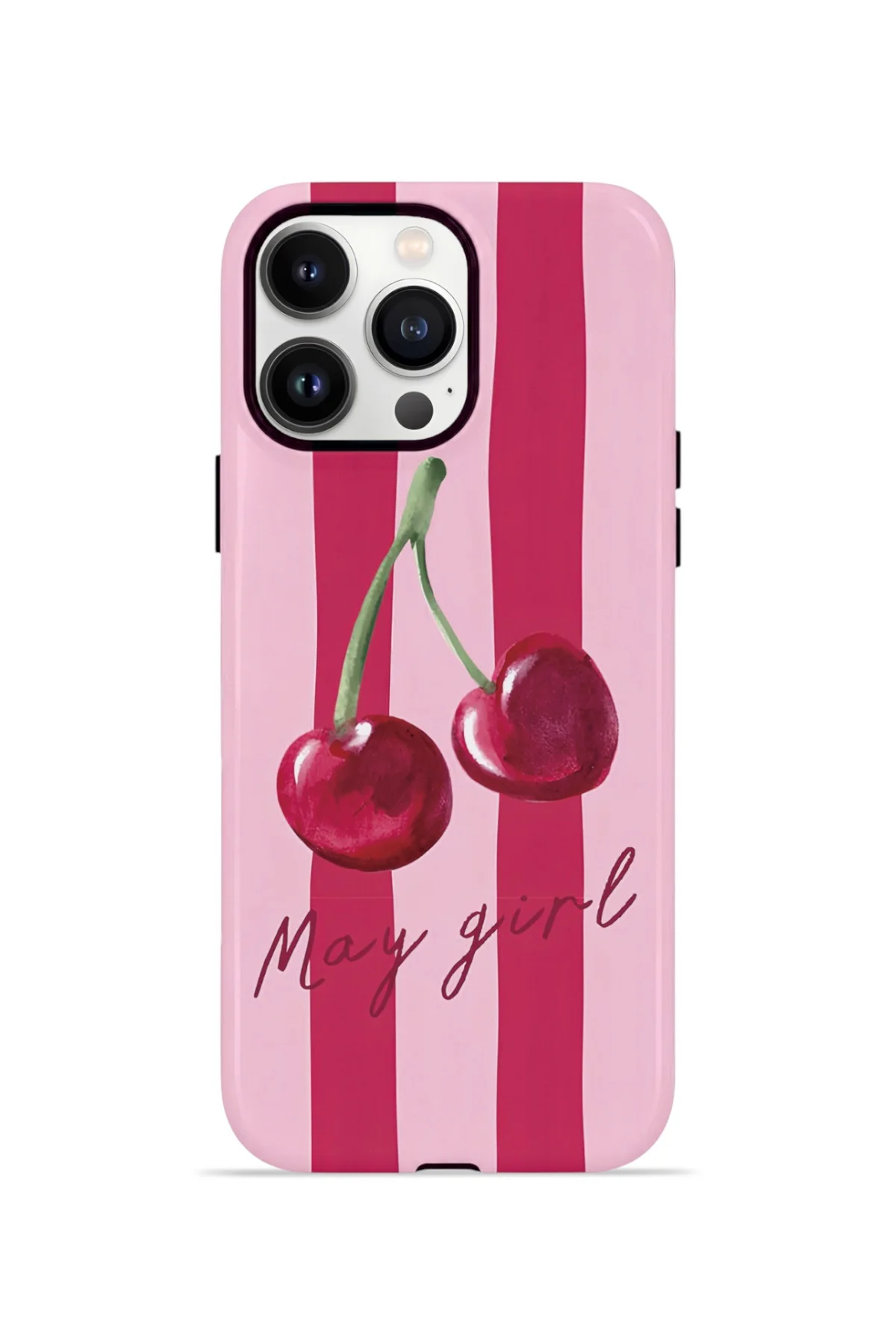 iPhone 13 Pro Max Vorian Çift Katmanlı Kılıf Cherry Girl