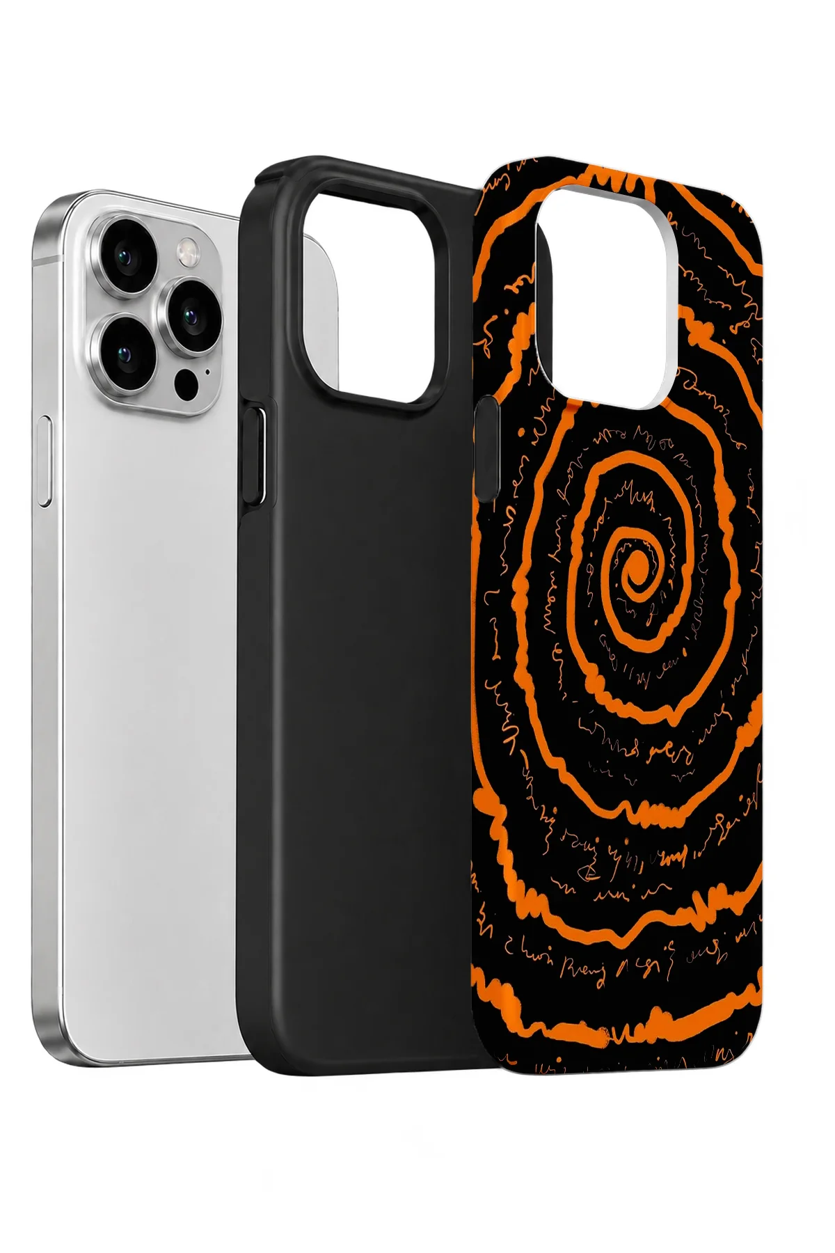 iPhone 13 Pro Max Vorian Çift Katmanlı Spiral Scream Kılıf - Görsel 2
