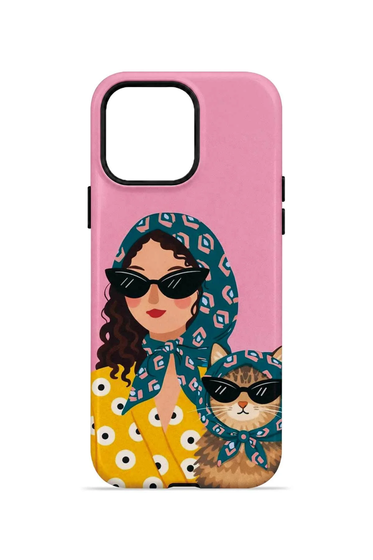 iPhone 13 Pro Max Vorian Çift Katmanlı Bohem Kedili Kılıf iPhone 13 Pro Max Vorian Çift Katmanlı Bohem Kedili Kılıf - Görsel 4