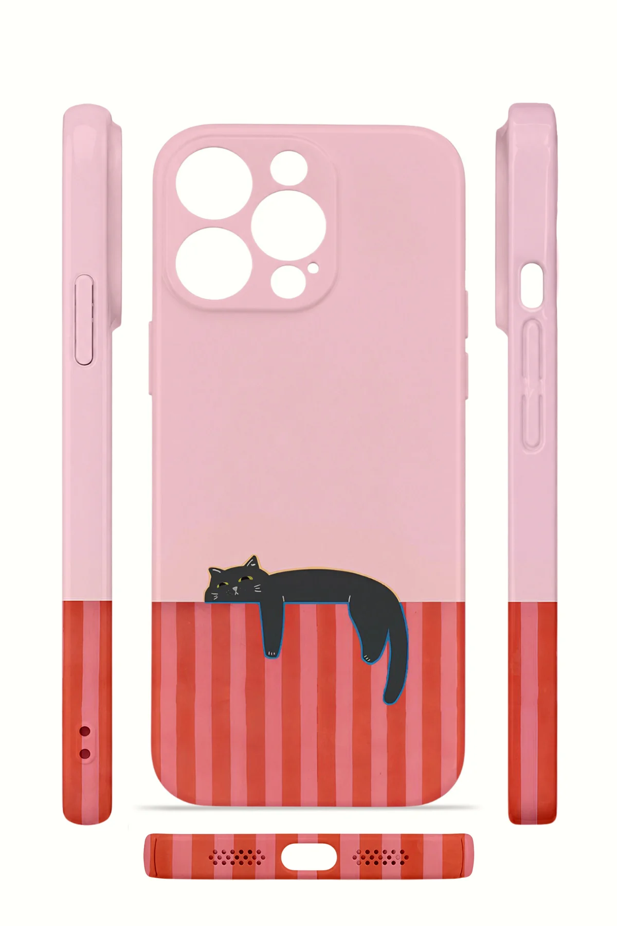 iPhone 13 Pro Max Vorian İnce Kamera Korumalı Mika Kılıf Lazy Cat Sunset iPhone 13 Pro Max Vorian İnce Kamera Korumalı Mika Kılıf Lazy Cat Sunset