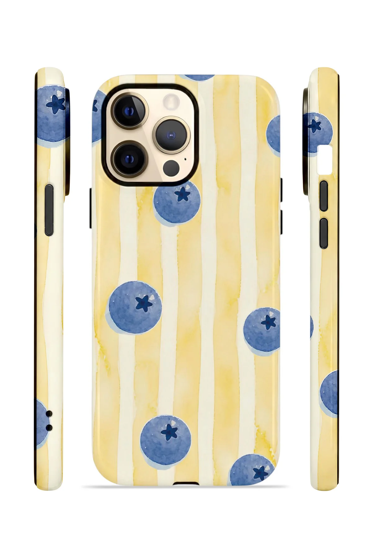iPhone 13 Pro Max Vorian Yough Kılıf Blueberry Sun Stripe