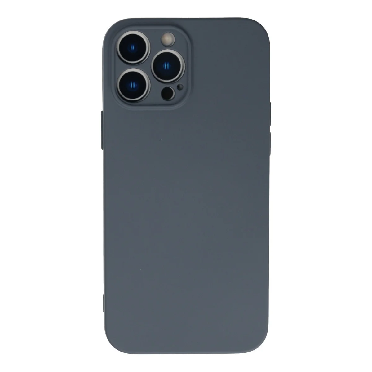 iPhone 13 Pro Nano İçi Kadife Silikon Kılıf - Gri