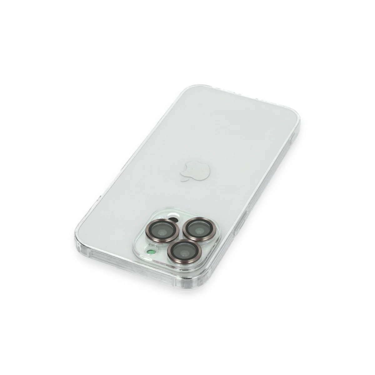 iPhone 13 Pro Silikon Kılıf - Yeşil Luko Lens Koruyucu Kılıf