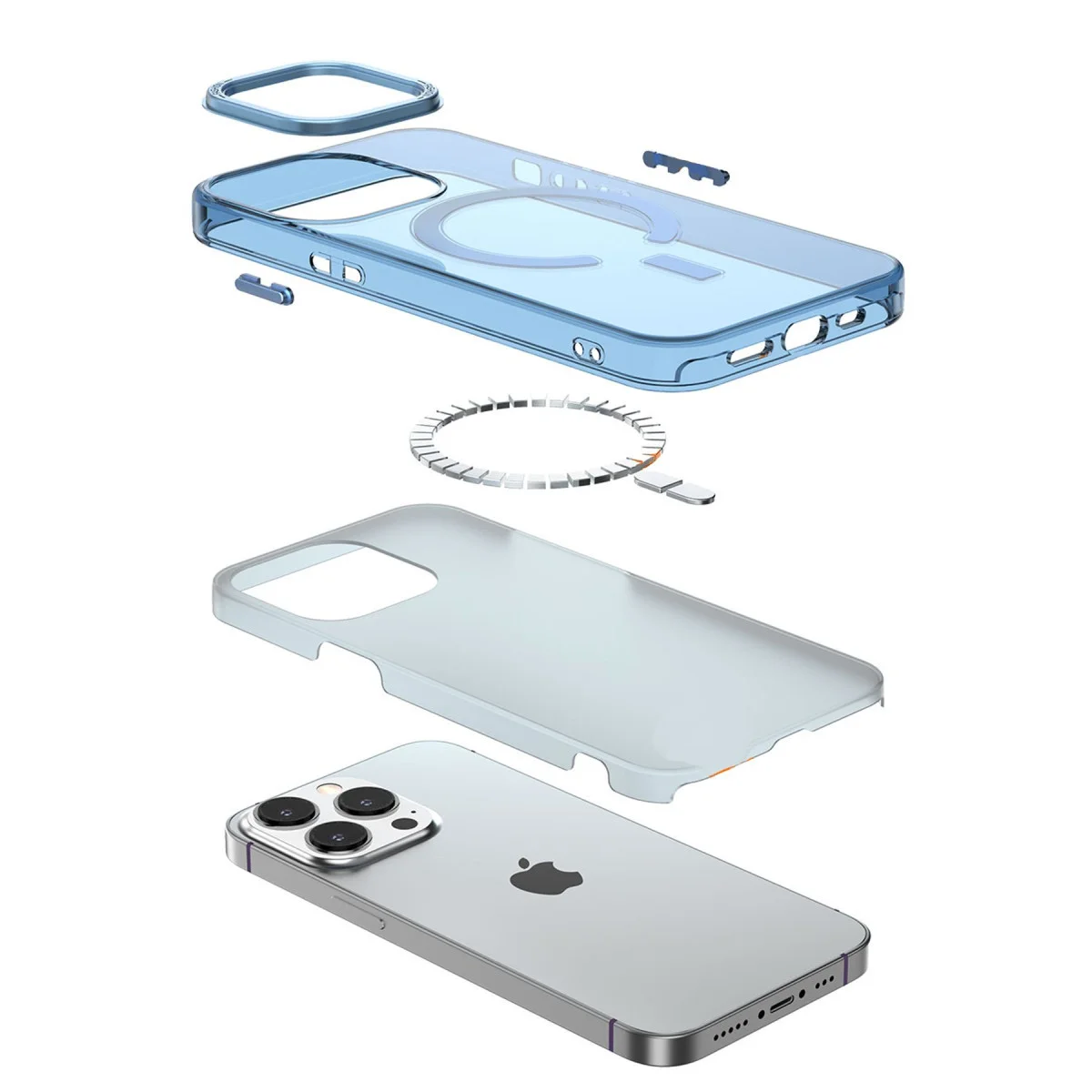 iPhone 13 Pro Troy Magsafe Kılıf - Mor