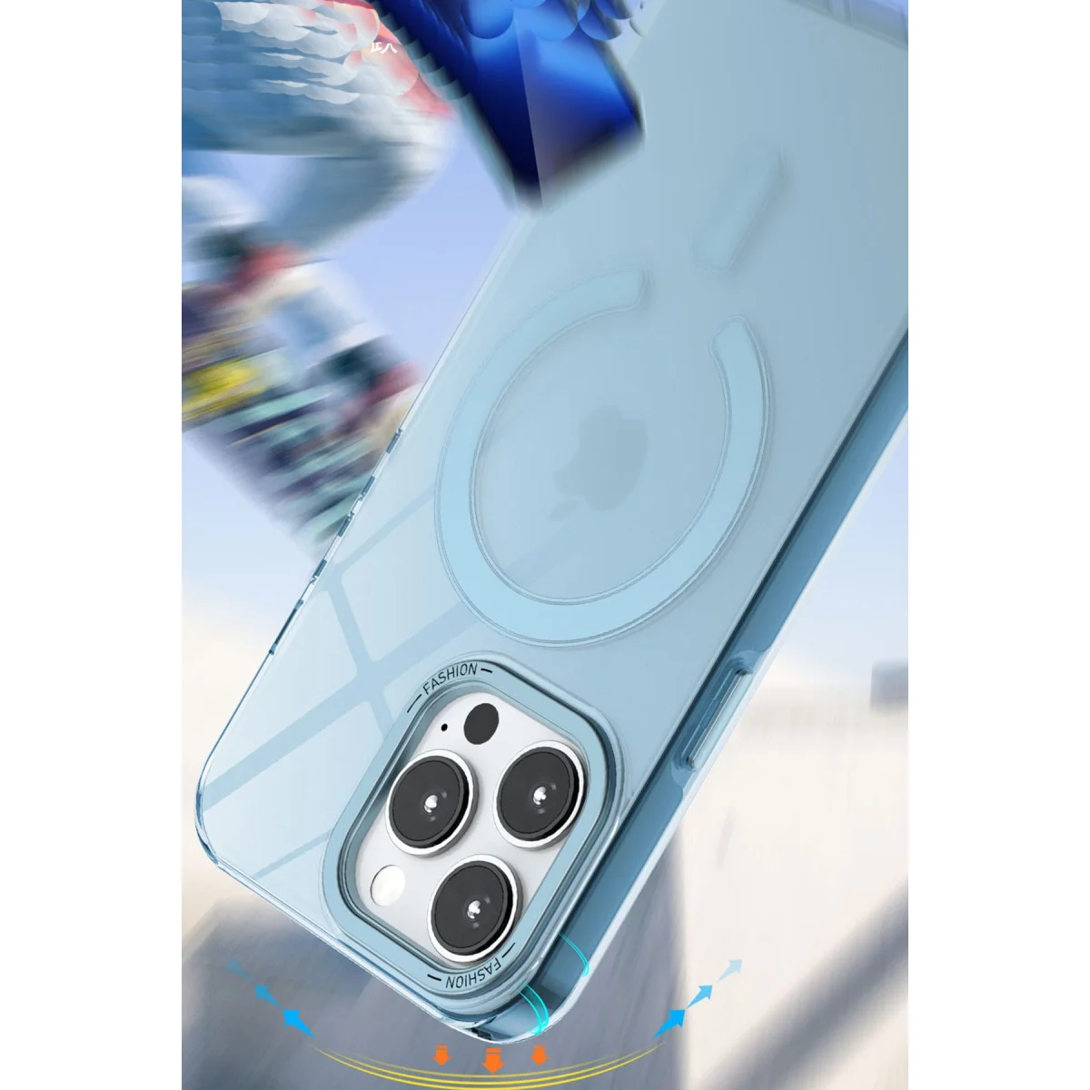 iPhone 13 Pro Troy Magsafe Kılıf - Mor