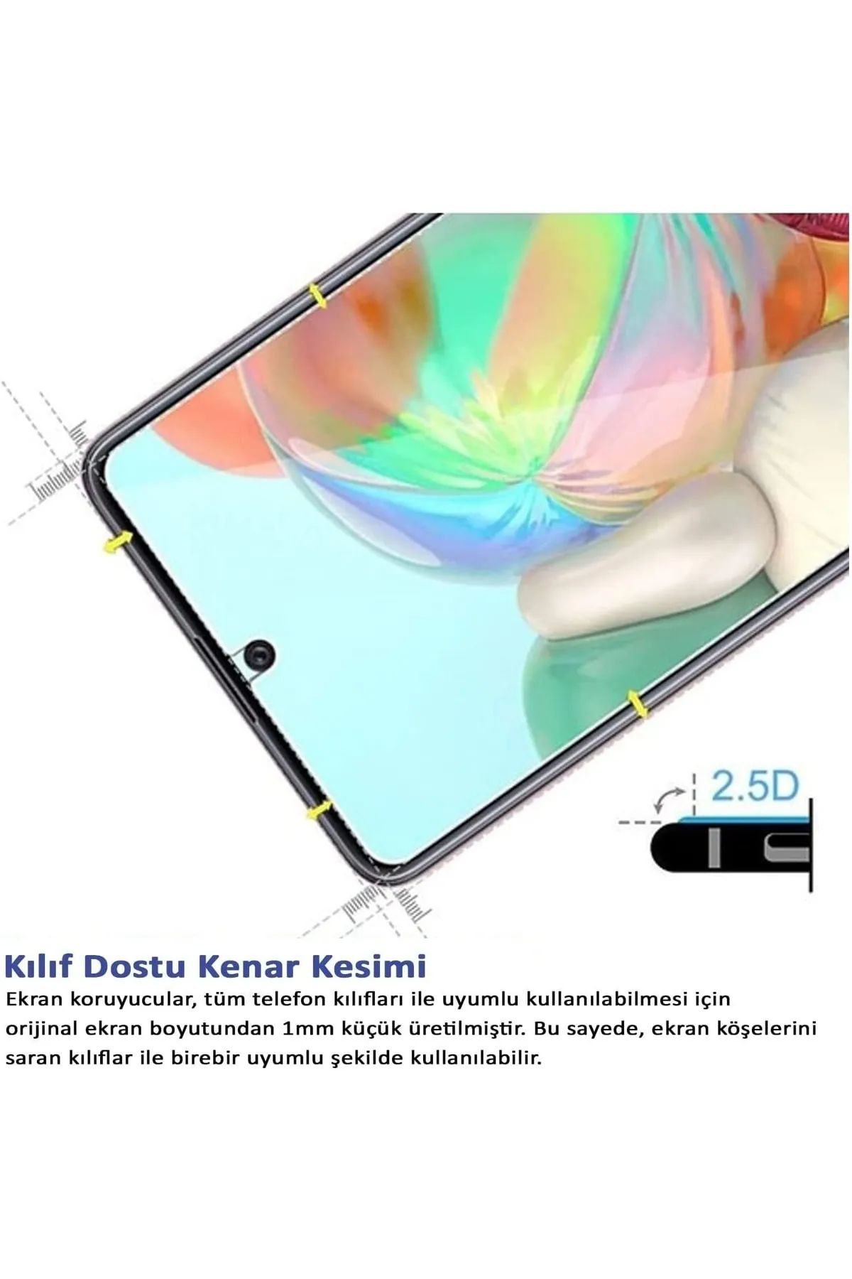 Just Cheap Store İphone 13 Pro Uyumlu Premium Ekran Koruyucu 9H Sert Temperli Kiri