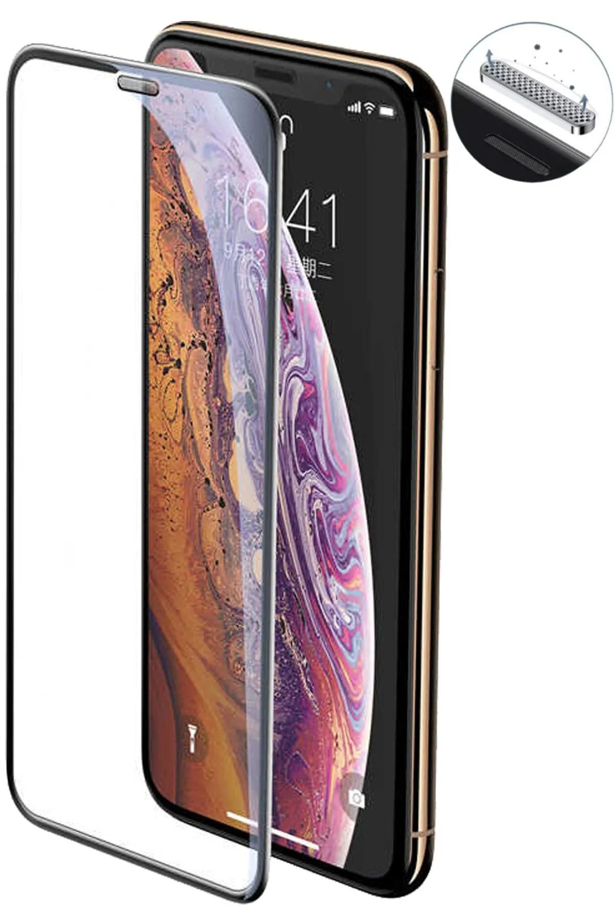 Just Cheap Store İphone 13 Pro Uyumlu 9D Tam Kaplayan Parmak İzi Birakmayan Ekran 