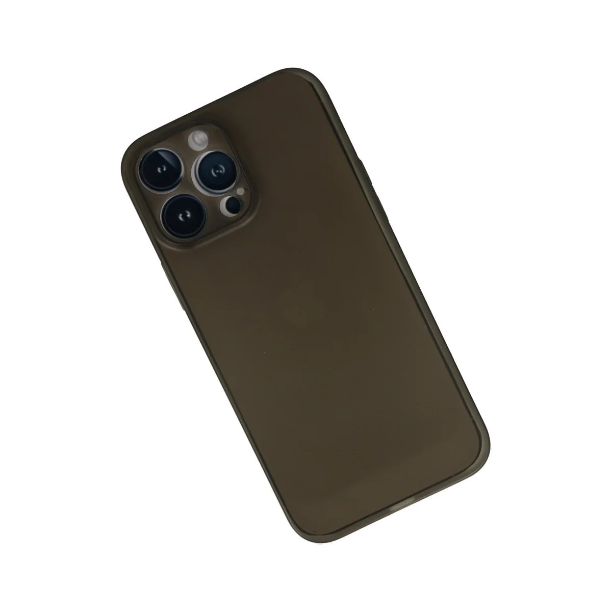 iPhone 13 Pro Ultra İnce Gri Kılıf - PP Malzemeli Estetik Koruyucu