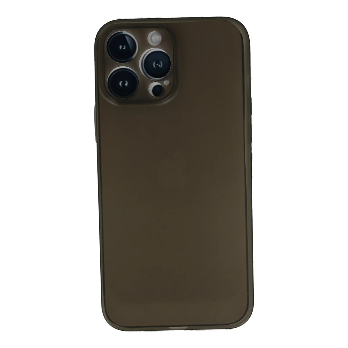 iPhone 13 Pro Ultra İnce Gri Kılıf - PP Malzemeli Estetik Koruyucu