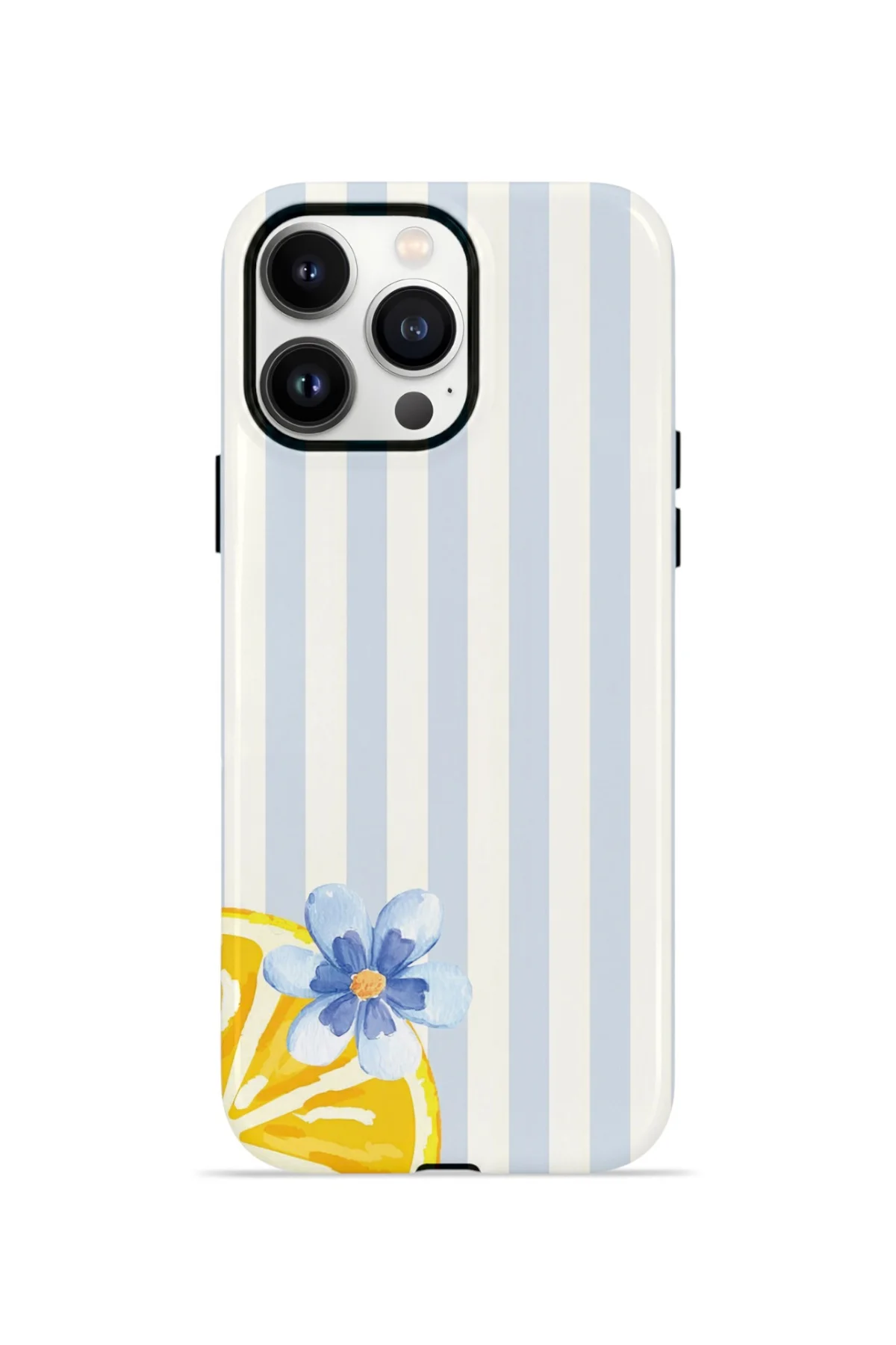 iPhone 13 Pro Vorian Çift Katmanlı MagSafe Kılıf Blue Lemon Blossom