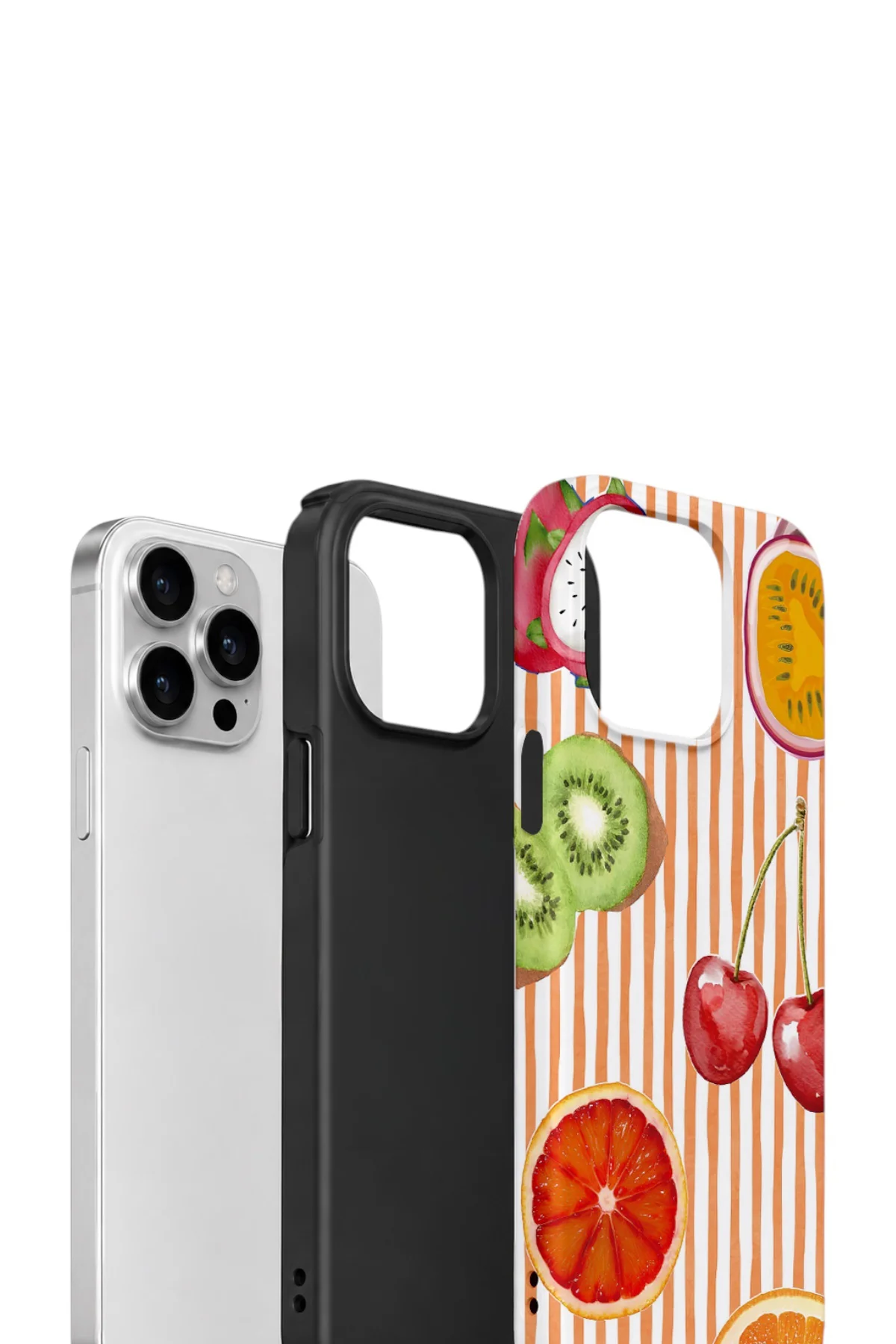 iPhone 13 Pro Vorian Yough Kılıf Tutti Frutti Stripe