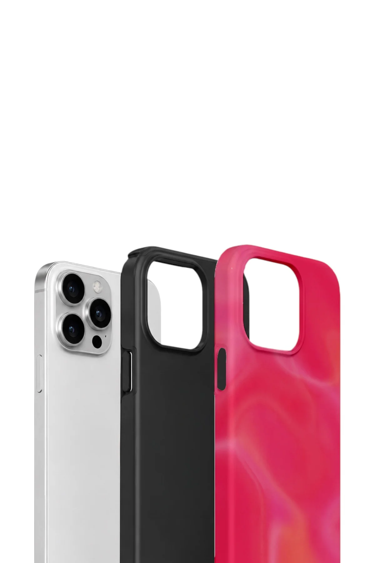 iPhone 13 Pro Vorian Çift Katmanlı Kılıf Hot Pink Melt