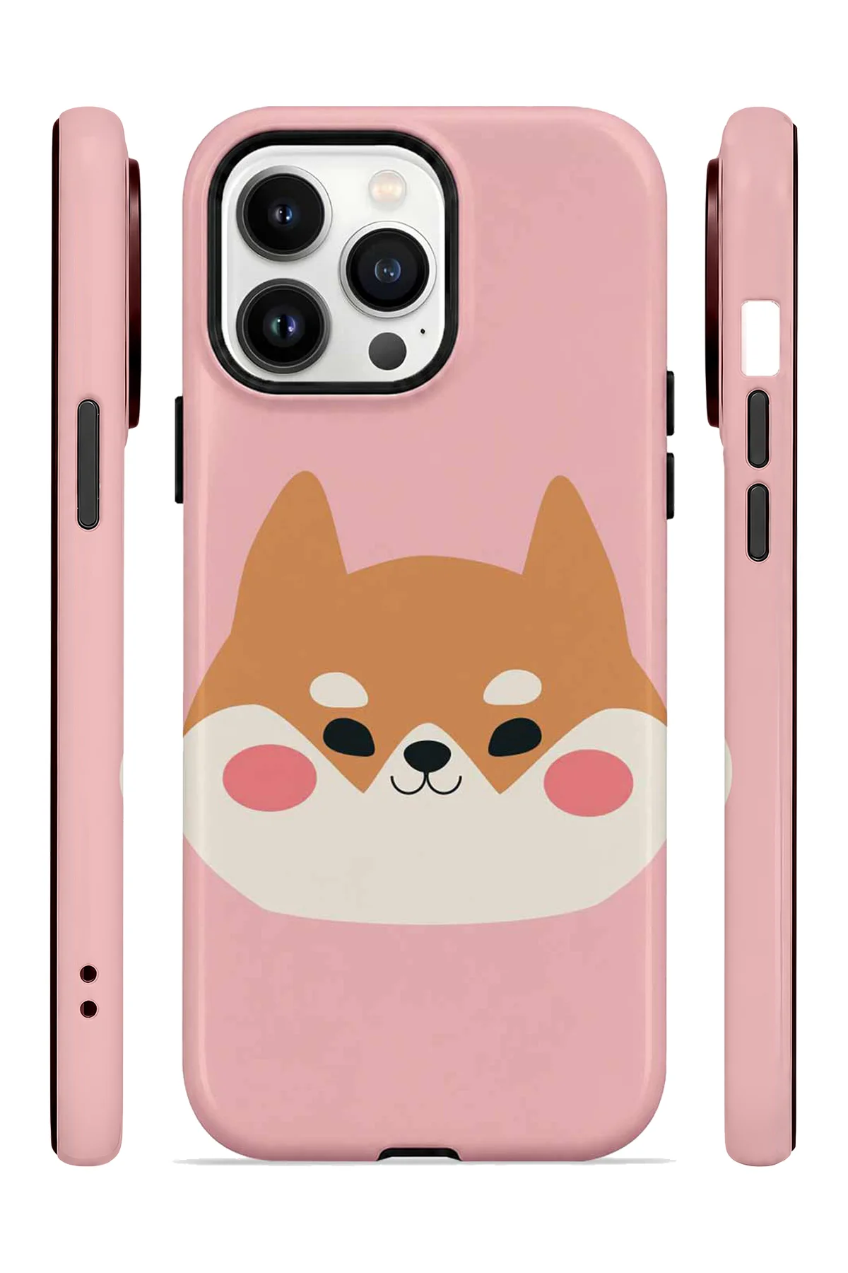 iPhone 13 Pro Vorian MagSafe Çift Katmanlı Shiba Köpekli Kılıf - Görsel 3