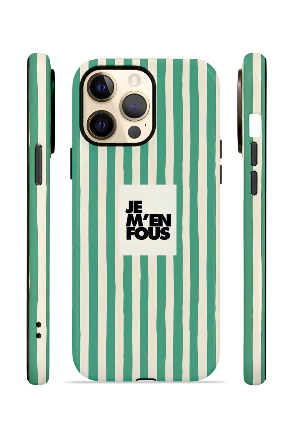 iPhone 13 Pro Vorian Çift Katmanlı MagSafe Kılıf Je M En Fous Green