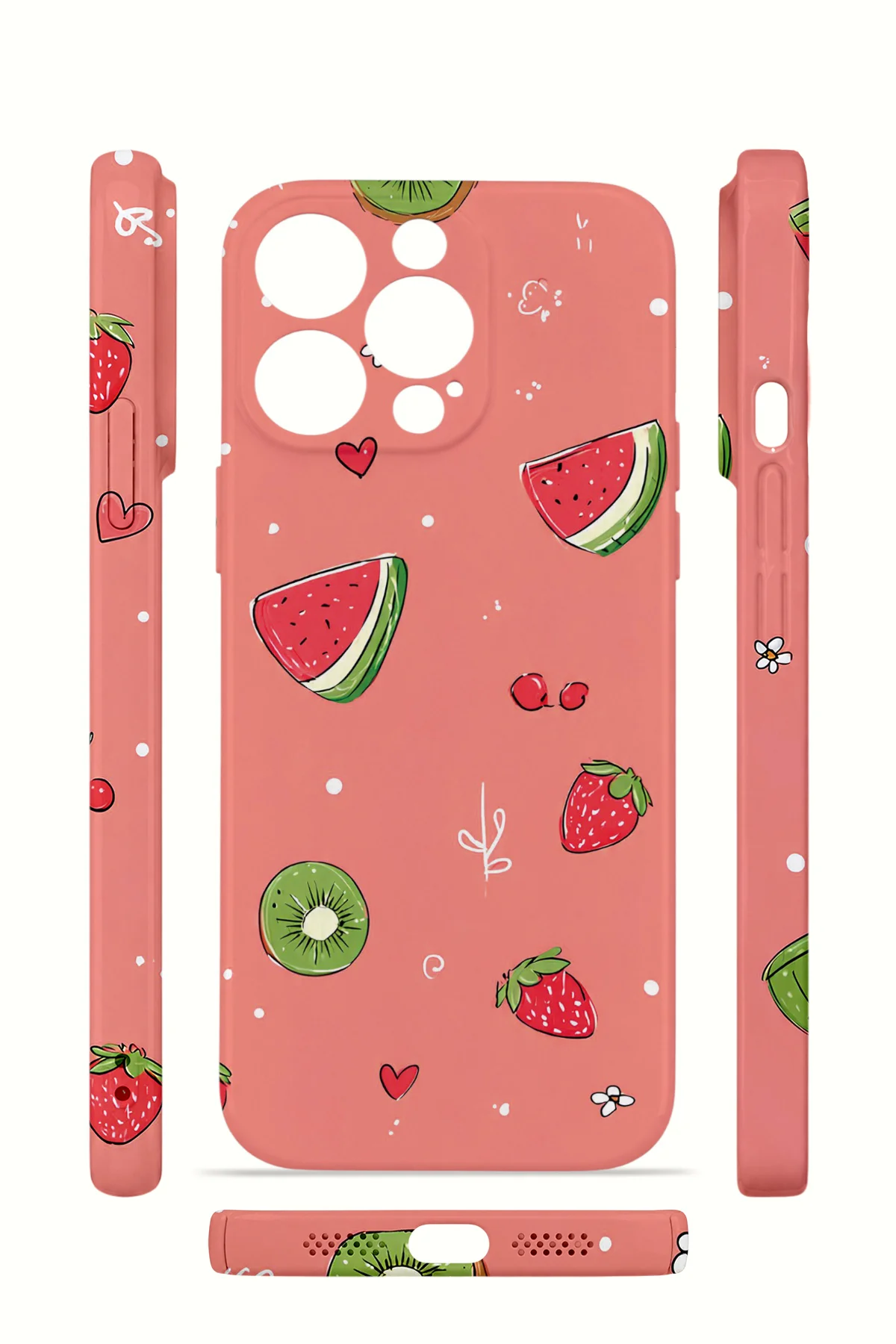 iPhone 13 Pro Vorian İnce Kamera Korumalı Mika Kılıf Summer Fruit Crush iPhone 13 Pro Vorian İnce Kamera Korumalı Mika Kılıf Summer Fruit Crush
