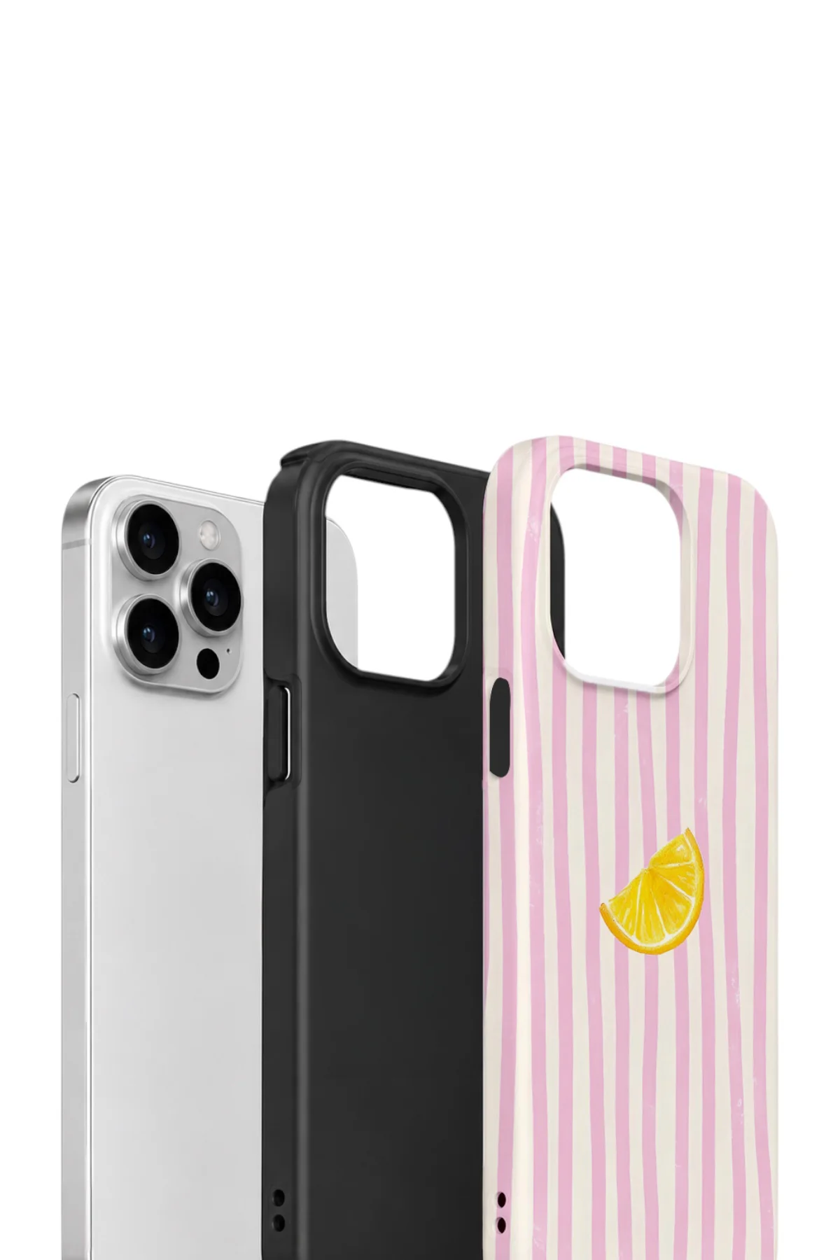 iPhone 13 Pro Vorian Çift Katmanlı Kılıf Pink Lemon Drop