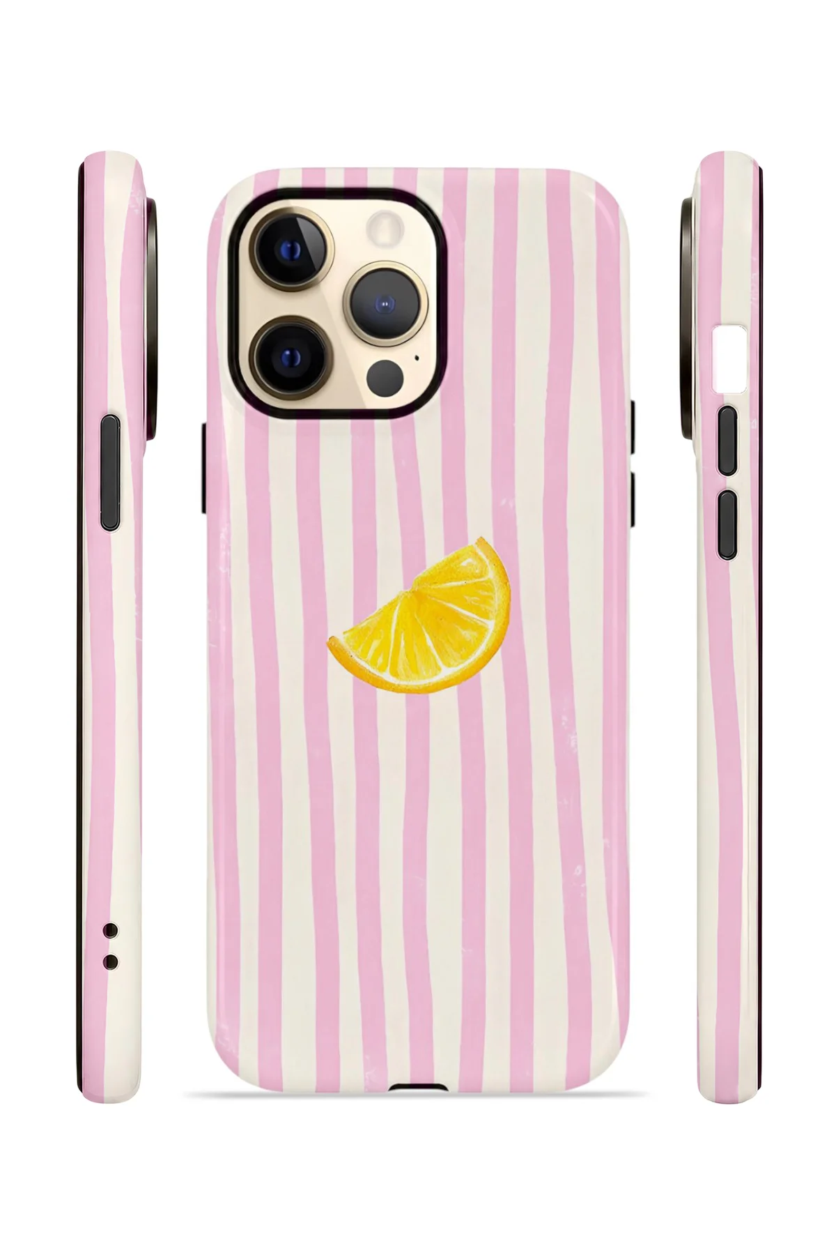 iPhone 13 Pro Vorian Çift Katmanlı MagSafe Kılıf Pink Lemon Drop