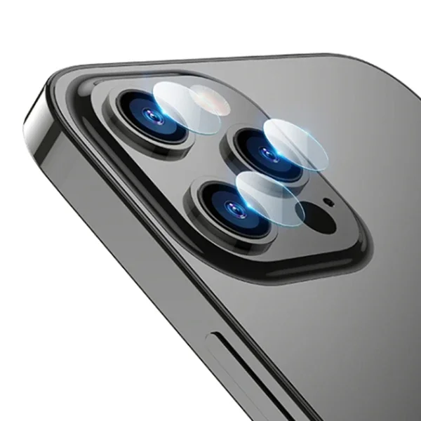 iPhone 13 Pro/Pro Max Kamera Lens Camı - Çizilmeye Dayanıklı 0,15 mm Temper Cam Koruyucu