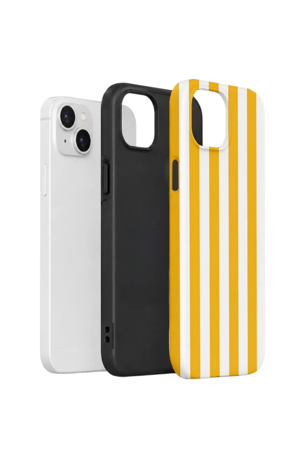 iPhone 13 Vorian Çift Katmanlı Kılıf Golden Riviera Stripe