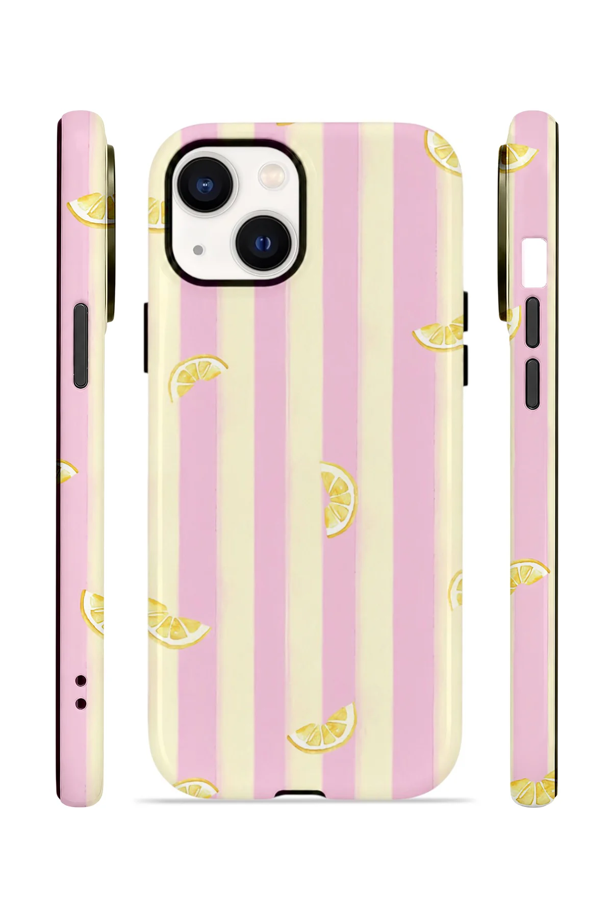 iPhone 13 Vorian Çift Katmanlı MagSafe Kılıf Pink Lemon Parade