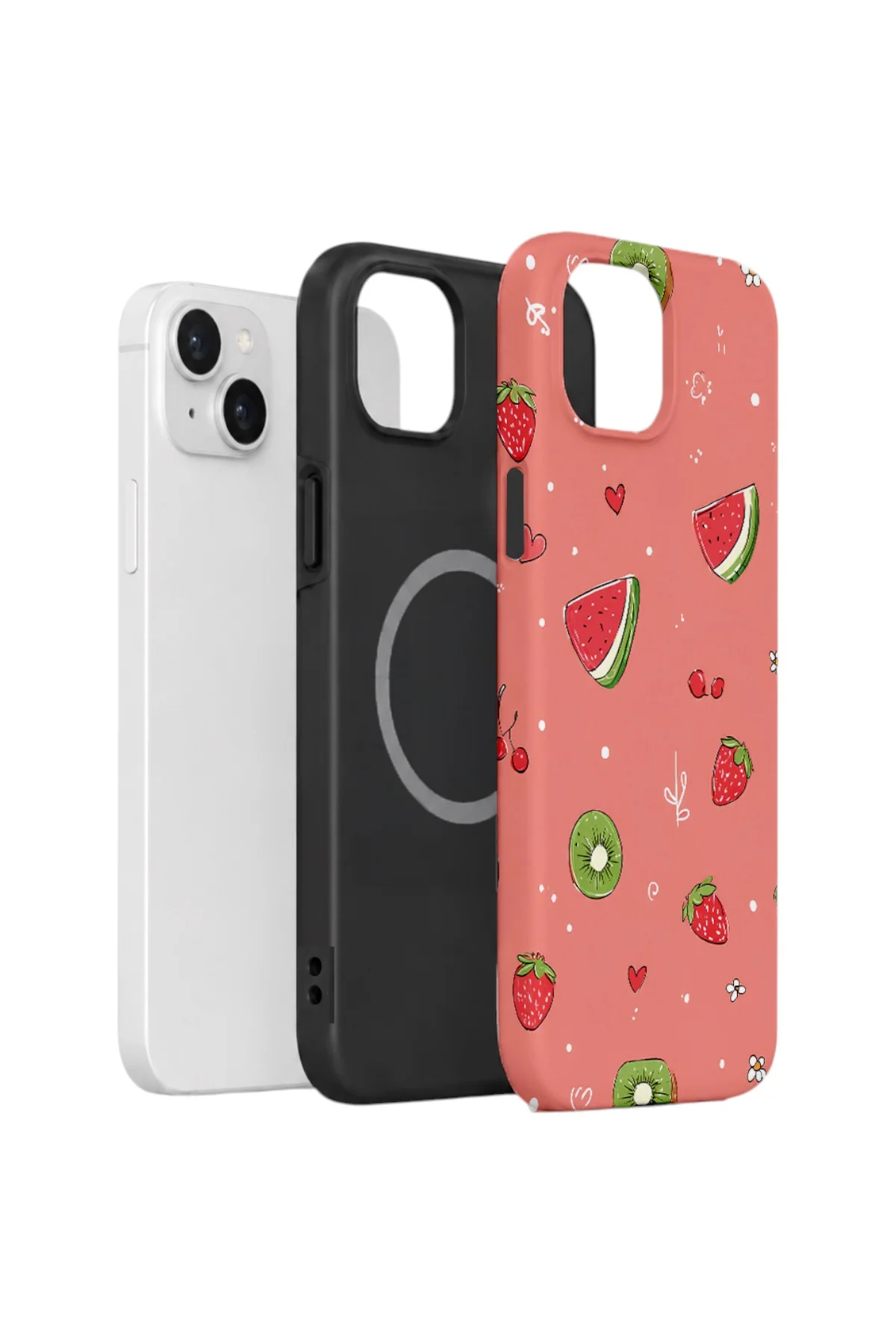 iPhone 13 Vorian Çift Katmanlı MagSafe Kılıf Summer Fruit Crush