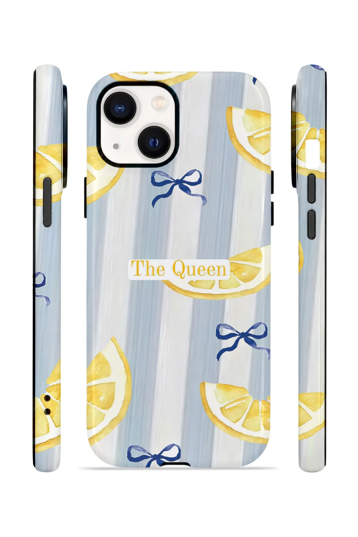 iPhone 13 Vorian Çift Katmanlı Kılıf Queen Lemon Bow