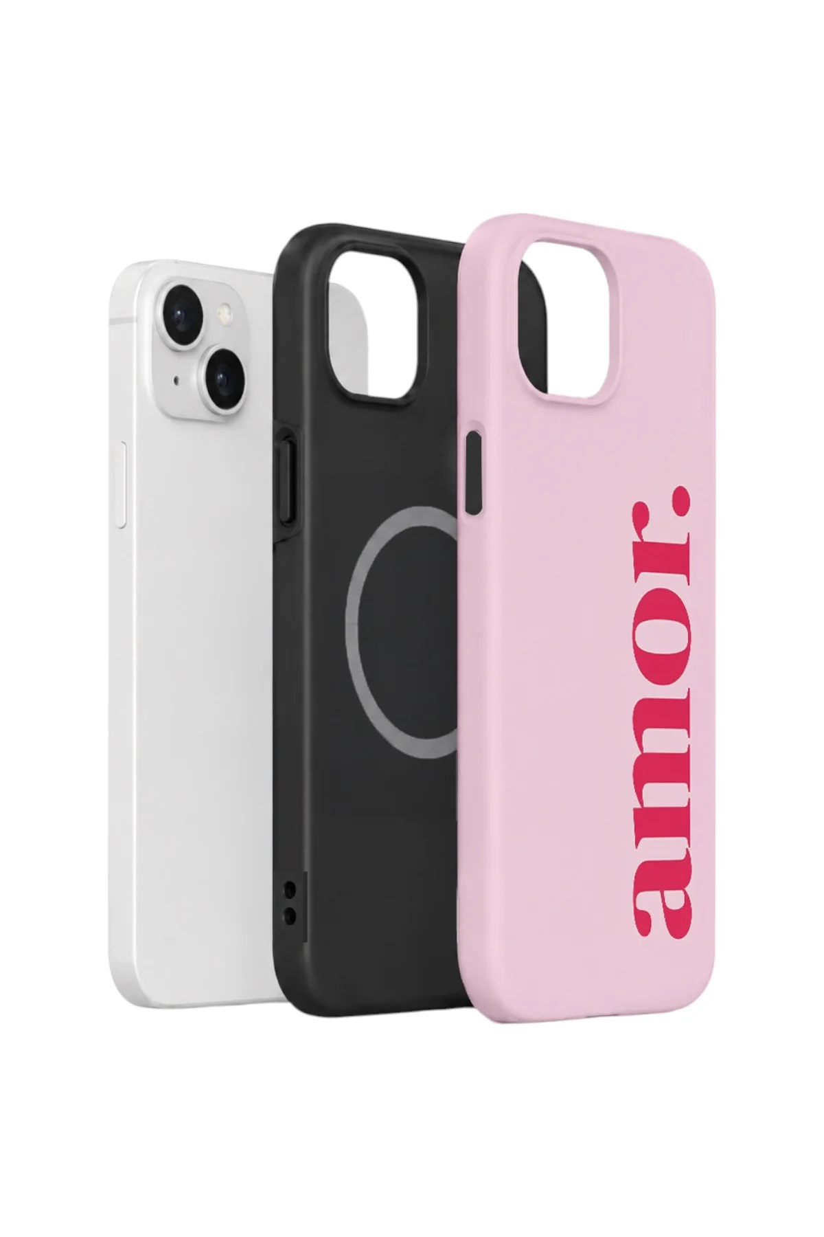 iPhone 13 Vorian Çift Katmanlı MagSafe Kılıf Amour Pink