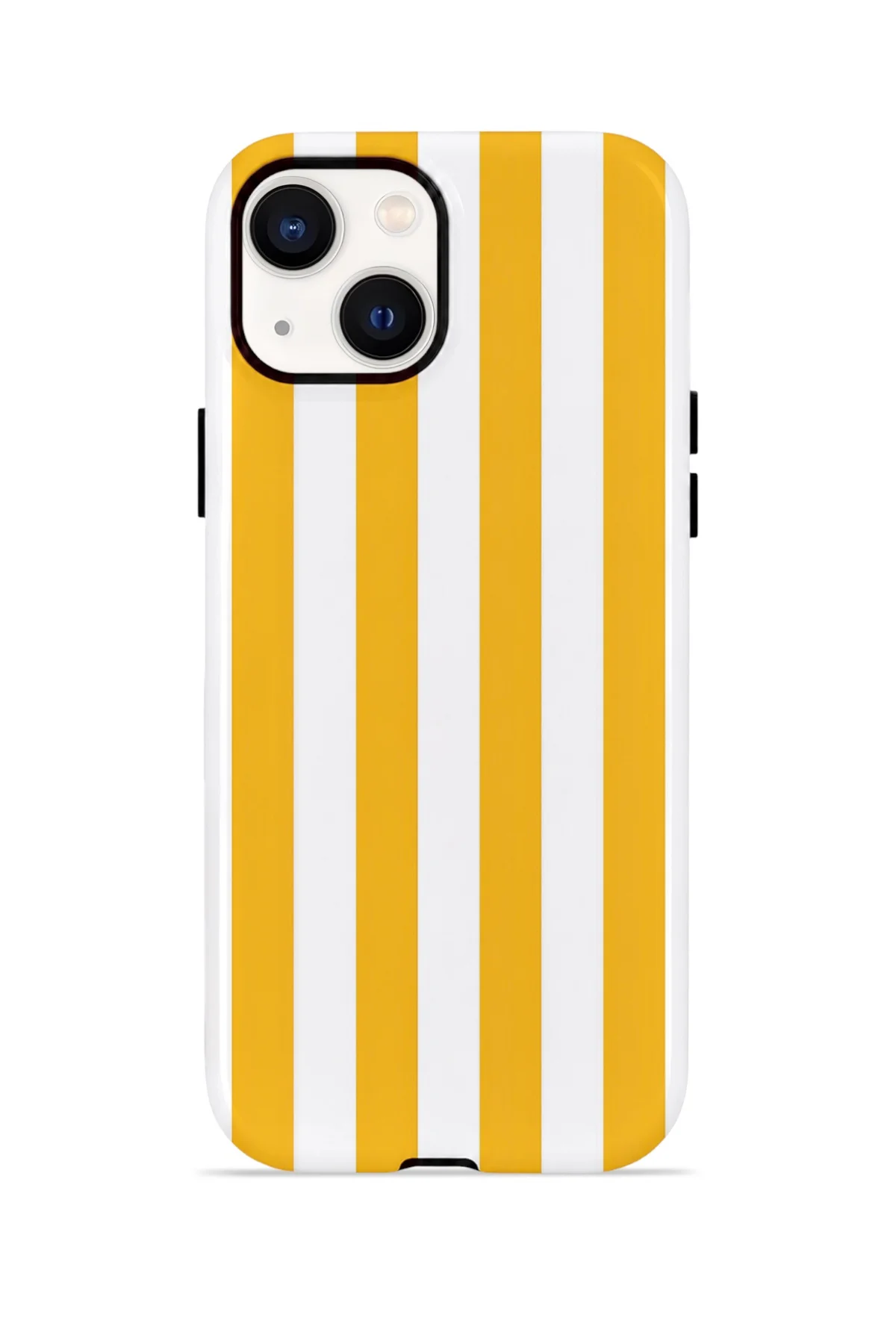 iPhone 13 Vorian Çift Katmanlı MagSafe Kılıf Golden Riviera Stripe