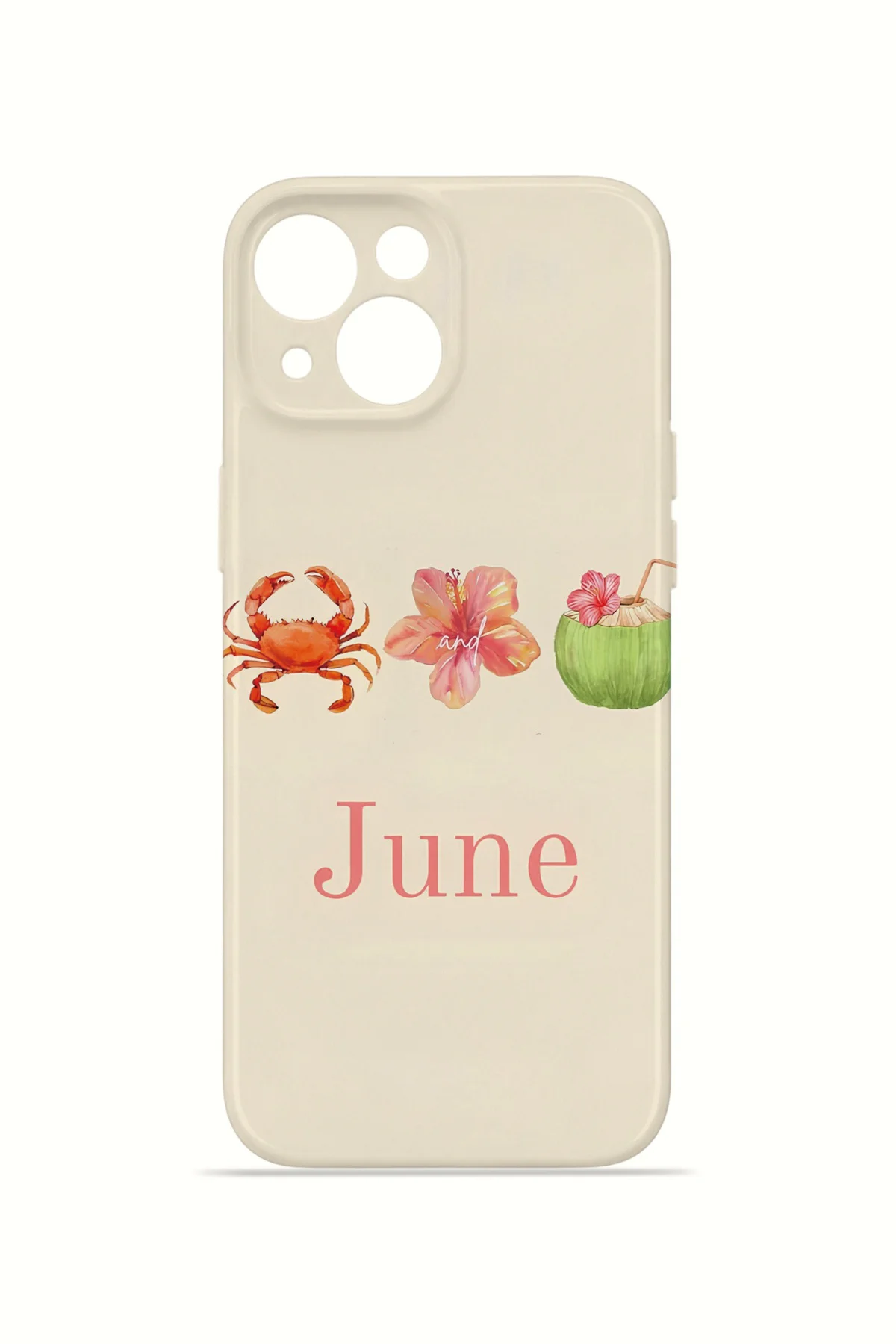 iPhone 13 Vorian İnce Kamera Korumalı Mika Kılıf June Seaside iPhone 13 Vorian İnce Kamera Korumalı Mika Kılıf June Seaside