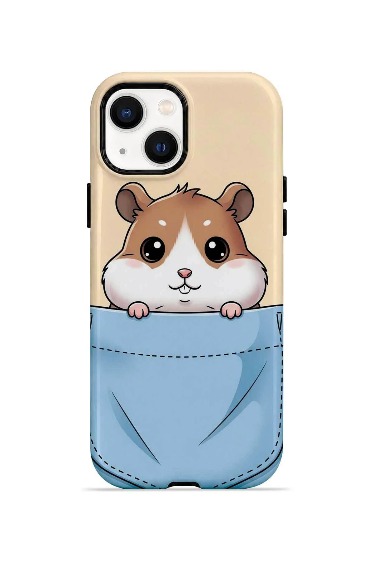 iPhone 13 Vorian MagSafe Çift Katmanlı Cepli Hamsterli Kılıf iPhone 13 Vorian MagSafe Çift Katmanlı Cepli Hamsterli Kılıf