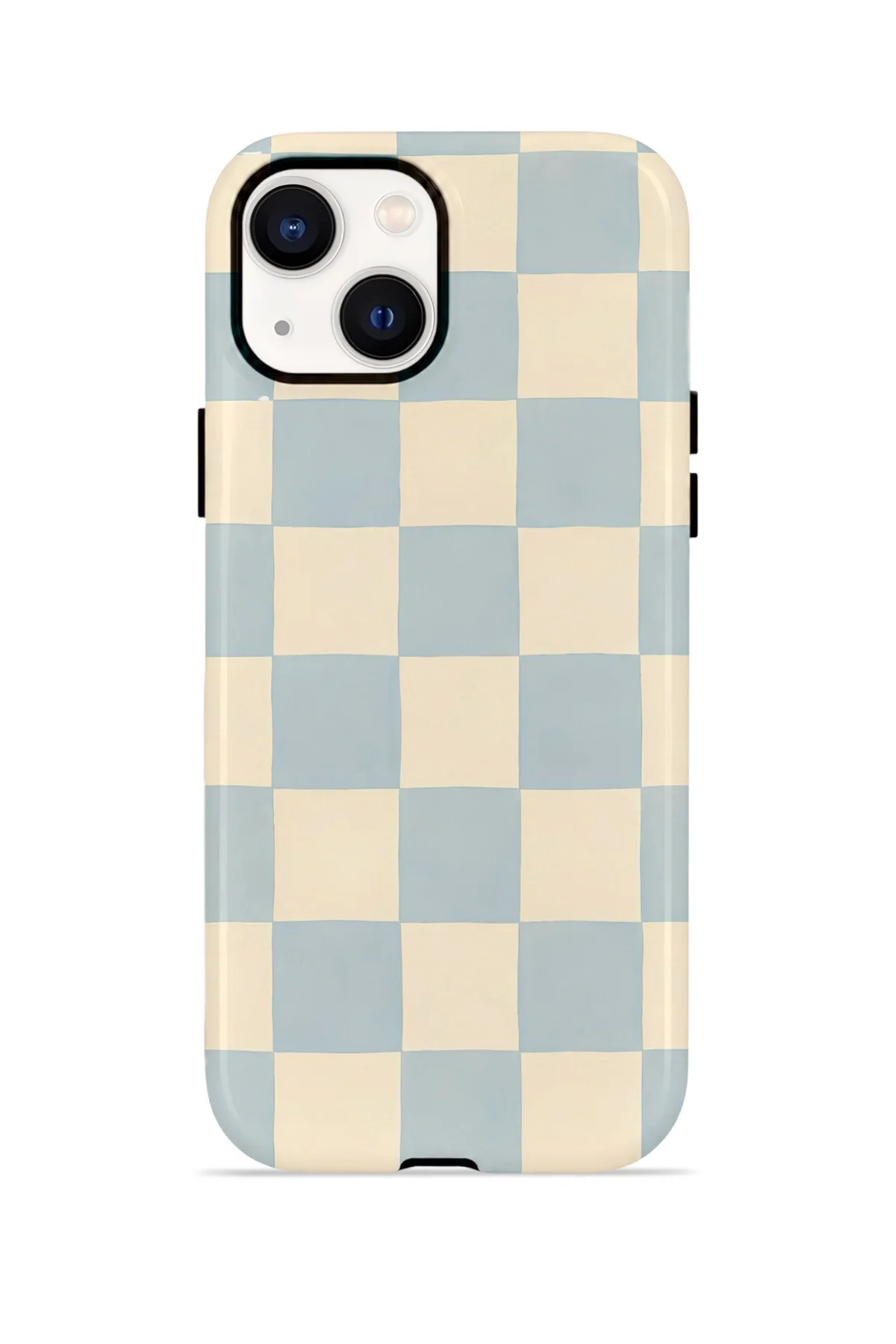 iPhone 13 Vorian Yough Magsafe Kılıf Powder Blue Checker