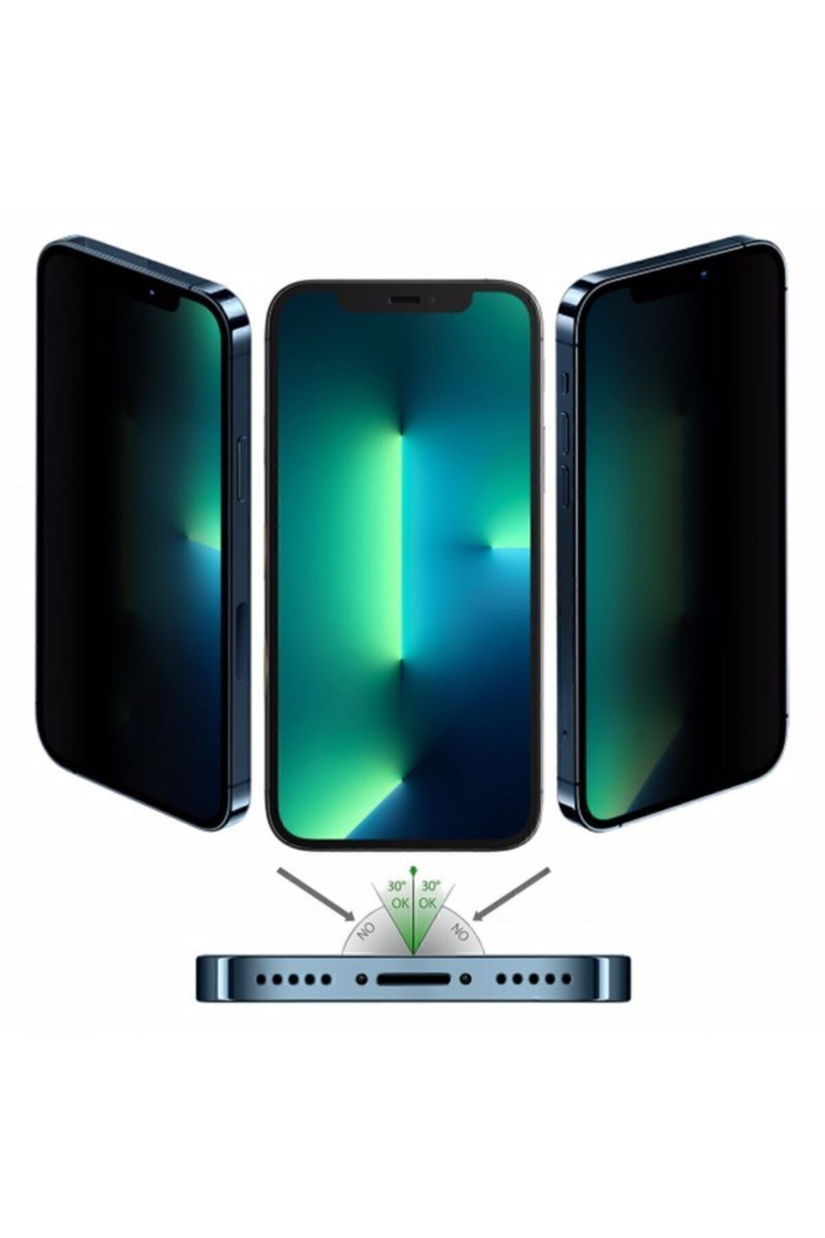 Iphone 13pro Max Komple Hayalet Kırılmaz Cam Ekran Koruyucu