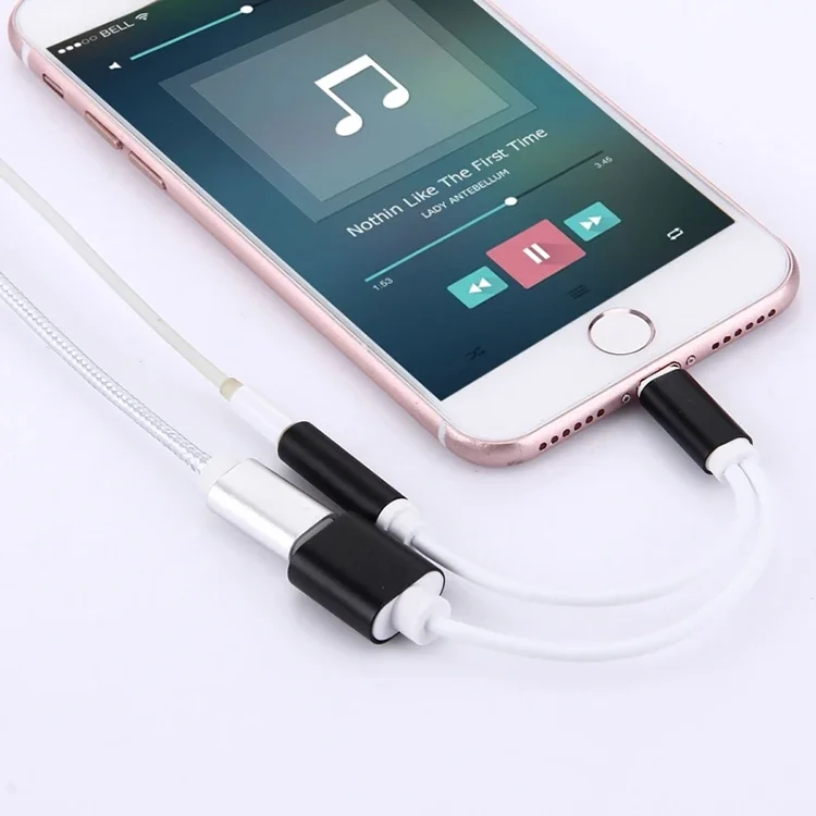 iPhone 14-13-12-11 3.5mm Kulaklık ve Şarj Dönüştürücü-1852