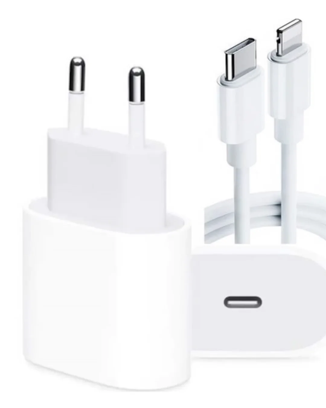 iPhone 14 13 12 11 8 Plus 7 Uyumlu 20W PD Hızlı Şarj Seti