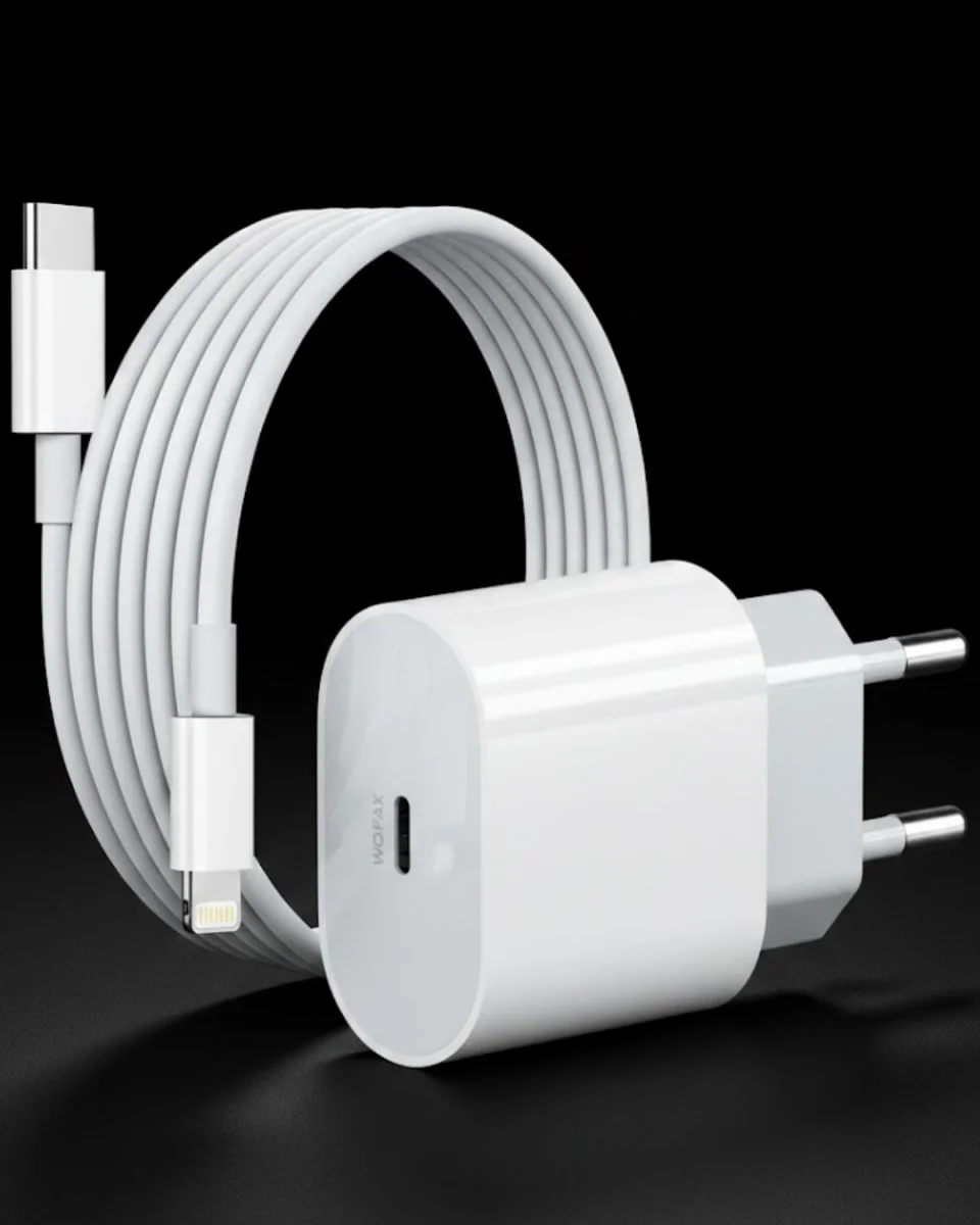 iPhone 14 13 12 11 Uyumlu 20W Hızlı Şarj Adaptörü ve Lightning Kablo Seti - PD Teknolojili Güvenli Şarj