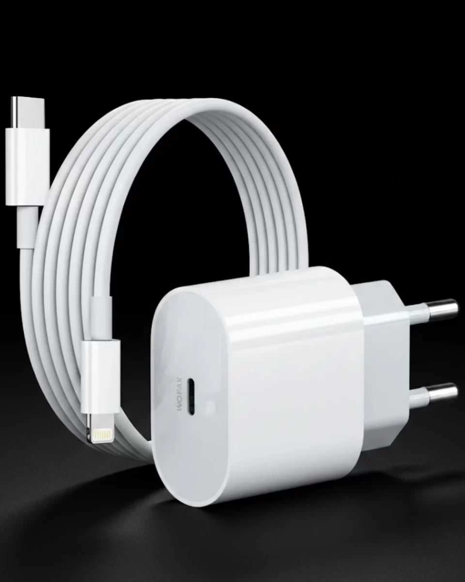 iPhone 14 13 12 11 Uyumlu 20W Hızlı Şarj Adaptörü Lightning Kablo Seti - Lisinya