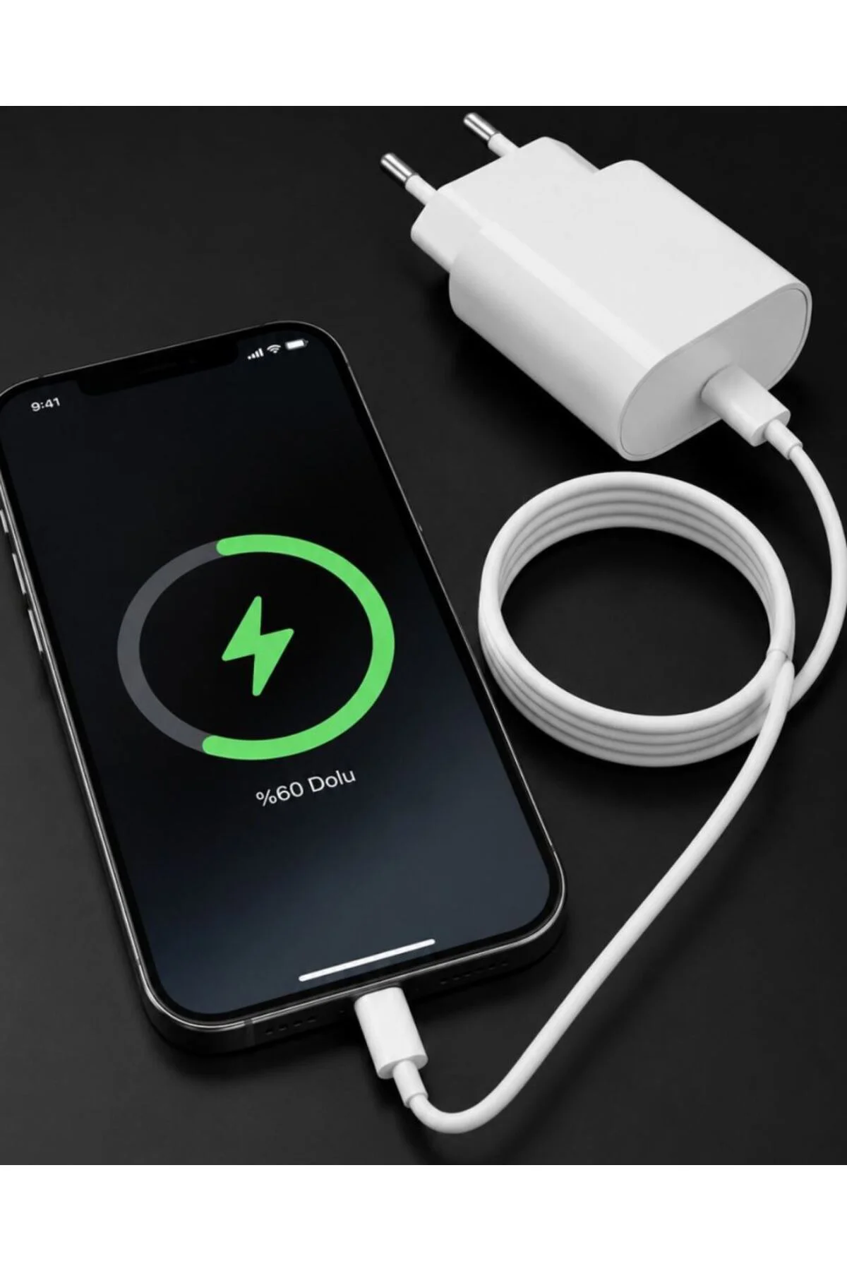 iPhone 14 13 12 Mini 11 XR XS X 20W Hızlı Şarj Adaptörü