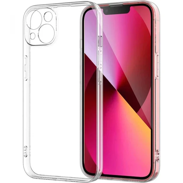 iPhone 14 6.1" Crystal Clear Kamera Korumalı Şeffaf PC Kılıf – Sarılmaz Çizik Kalkanı